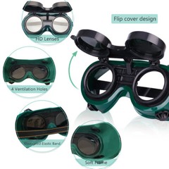For Welding Welder Glasses Helmet Auto Darkening Solar Mask Goggles Eyes Protect