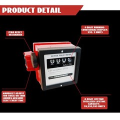 1″ 6-40 GPM 4-Digit Mechanical Fuel Transfer Meter in Gallons – Extreme Accur…