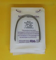 10Pcs/Pack Dental Super Elastic NITI Arch Wires Orthodontic Round Natural Form