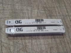 2 Qty OSG Thread Forming Tap: 1/4″-28 UNF H3 / 2B-3B, Modified Bottoming Chamfer