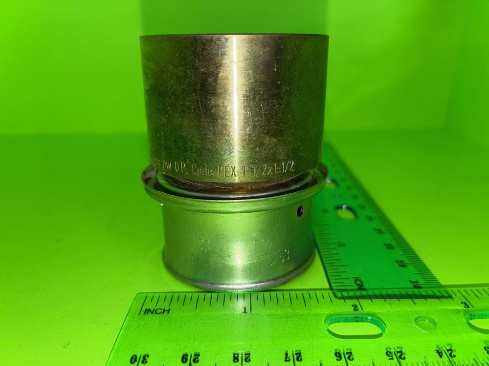 1-1/2 Pex Press x 1-1/2 Solder Sweat Adapter Brass Fittings