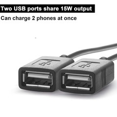 DC 12V to 5V 3A 15W Step down USB Converter Regulator Adapter For Car Charger US