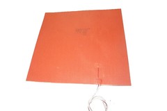 Silicone Heating Pad 6.5″ X 10.5″ 24V 200W / 300W with PSA NTC100K Custom Made