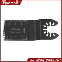 Findmall 55PCS 6 Types Universal Titanium Oscillating Saw Blades Multitool Blade