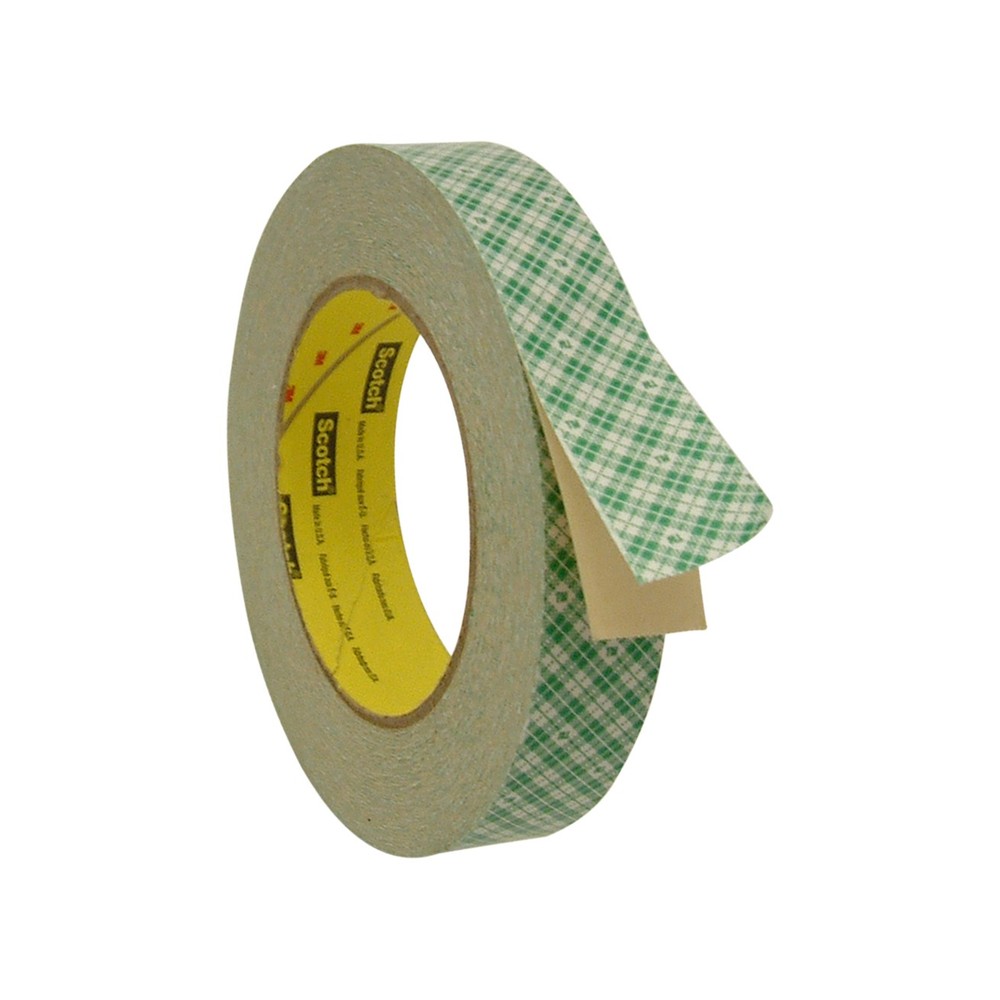 3M Double-Sided Paper Tape [Rubber Adhesive] (410M): 1 in. x 36 yds. (Off-White)