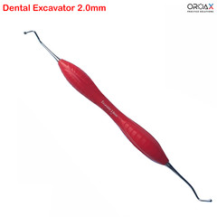 Dental Spoon Excavator 2mm Silicone Handle Carious Removal & Restorative Tools