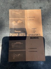 Hanson Pump Manual