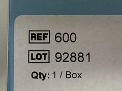 GRACE MEDICAL Surgical 600 Exp.2028-06 (*T31)