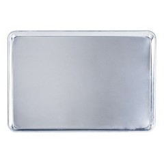 12 PACK Full Size Aluminum 18″ x 26″ Bun Sheet Baking Pan Wire in Rim Commercial