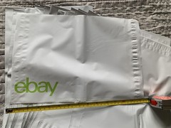 New Lot of 25 ￼Pieces Poly Mailer envelopes Ebay Brand Bags 10 in x 13 in green