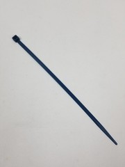 100 Uline S-16563 Metal Detectable Cable Ties 50lb 8″ Natural Nylon Bundle NEW