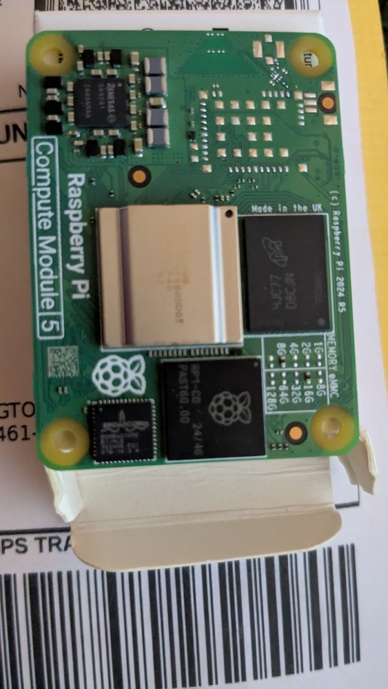 RASPBERRY PI COMPUTE MODULE 5, 8GB RAM, 16GB EMMC – CM5008016