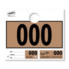 1000 Car Dealer Service Hang Tags Mechanic Repair Shop 3 Piece System – Beige
