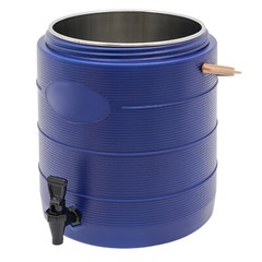 Insulated 25L/6.6 Gal Stainless Steel Beverage Dispenser With Faucet Blue