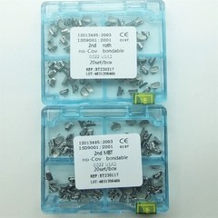 20 Sets Dental Orthodontic Buccal Tube 1st 2nd Roth 022 Molar Bondable No-cov