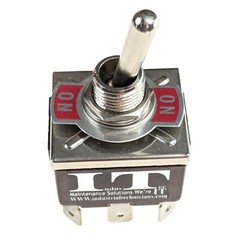 IndusTec 20A Toggle – Switch TPDT 2 Pos Maintained 9 pin Quick Plug Latching 12V