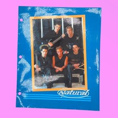 Vintage 2001 Claire’s Natural Boy Band Blue Duotang Folder VERY RARE!