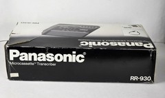 Panasonic RR-930 Microcassetter Trascriber Recorder Foot Controller READ PLEASE