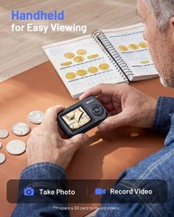 TOMLOV Digital Microscope 100X-1000X Magnification HD USB Coin Microscope Camera