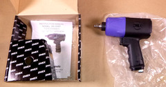 1/2 Inch Drive Pneumatic Impact Wrench, High Torque 900 Ft. Lbs. Twin Hammer
