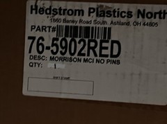 Morrison Medical Select Spine Board Stretcher Immobilization Board 76-5902RED