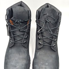 Timberland Men’s Premium 6-Inch Waterproof Leather Work Boot [Black Nubuck] NEW