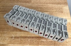 Lot of 12 Merlin Gerin Multi 9 C60N Miniature Circuit Breakers 1A 2A 4A