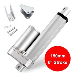 1500N/330lbs Max Lift 12V Heavy Duty 6inch 150mm Stroke Electric Linear Actuator
