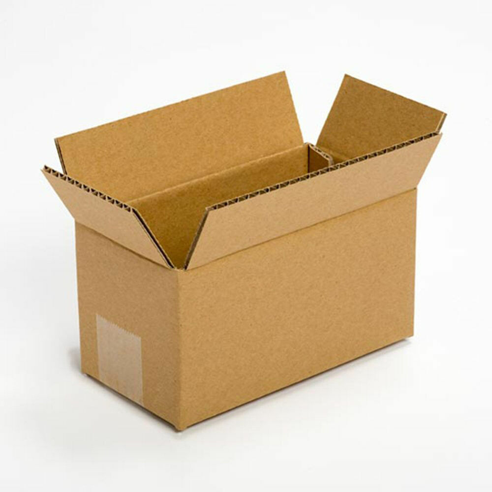 50 – 8x3x3 Long Uline Corrugated Shipping box- 200lb test cardboard shipping box