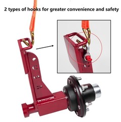 Superior Shipping Container Wheels, 6x 5.5 Lug ，Container spindle mobile kit.