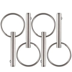 4 Pack Small Quick Release Pin, Diameter 3/16″, Usable One Size, Silver