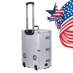 Portable Dental Mobile Delivery Unit Air Compressor Suction +Curing Light+Scaler