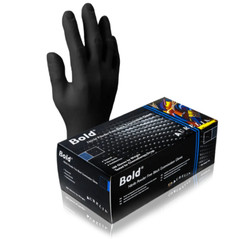1000 Black Nitrile Exam Gloves XS Extra Small, 5 Mil, Aurelia Bold, Disposable