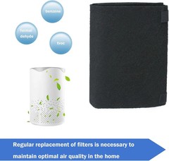 Cut to Fit Carbon Air Filter,Replacement Charcoal Filters,Carbon Pad Pre Filter,