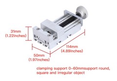 Mini Metal Milling Machine Motorized Metalworking DIY Tool Benchtop for Hobby