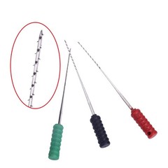 1-10Pack Dental Endodontic Nerve Broach Barbed Needles Handle 21/25mm 20-60#