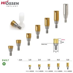 Overdenture Tapered Locator Abutment For Hiossen Nobel ITI Zimmer MIS Titanium
