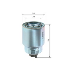 FUEL FILTER FOR NISSAN 1 457 434 451 BOSCH NEW