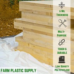 Poly Cover – 6 Mil White Plastic Sheeting