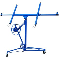 FOREOCELIV 11ft Drywall Lift Panel Hoist Jack Lifter 150 lbs Ceiling Wall Blue