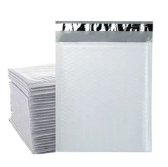 50 #1 7.25″ x 12″ Poly Bubble Padded Envelopes Mailers Shipping Bags White 7×11