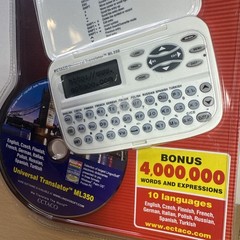 Ectaco Electronic Translator ML350 10-Language Dictionary New Sealed
