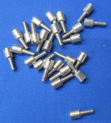 Tin Plated Brass 6-32 x 11/16″ Special straight blade machine screws lot of (25)