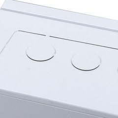 12x10x6″ NEMA 4X Steel Electrical Box, IP56 Waterproof Lockable w/Mounting Plate