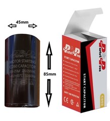 216-259 uF MFD 220/250 VAC (10x) High Quality Motor Start Capacitor Round