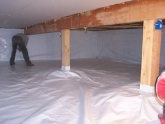 3000sqft Reinforced Vapor Barrier 4ft x 750ft Encapsulation Pier Wrap Crawlspace