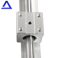 2 Pcs SBR12-1500mm Linear Raill Support With 4 SBR12UU Block Bearing Bearing