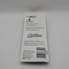 BIC 4-Color Marvel Avengers Ball Point Pens Iron Man Captain America 2 Pack