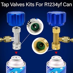 R1234yf Can Tap, R1234yf Self-Sealing and Puncture Style Refrigerant Can Tap for