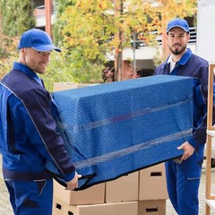 12 Pack Moving Blankets 80″ x 72″(35 lb/dz) Heavy Duty Quilted Pro Shipping Pads